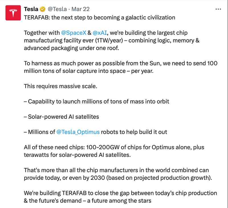  特斯拉携手SpaceX推进Terafab；芯片自产突破瓶颈；轨道AI算力布局引关注。 IT技术 特斯拉携手SpaceX推进Terafab；芯片自产突破瓶颈；轨道AI算力布局引关注。 IT技术 特斯拉携手SpaceX推进Terafab；芯片自产突破瓶颈；轨道AI算力布局引关注。 IT技术 特斯拉携手SpaceX推进Terafab；芯片自产突破瓶颈；轨道AI算力布局引关注。 IT技术 特斯拉携手SpaceX推进Terafab；芯片自产突破瓶颈；轨道AI算力布局引关注。 IT技术 特斯拉携手SpaceX推进Terafab；芯片自产突破瓶颈；轨道AI算力布局引关注。 IT技术